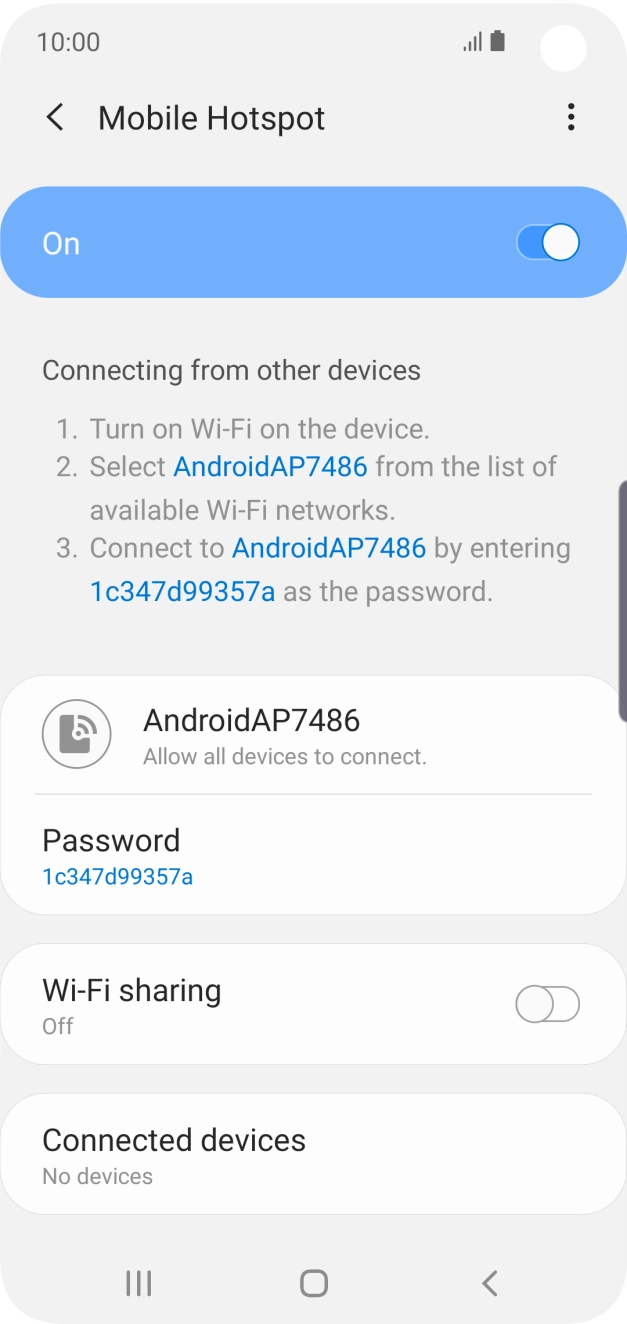 Press the Home key to return to the home screen.