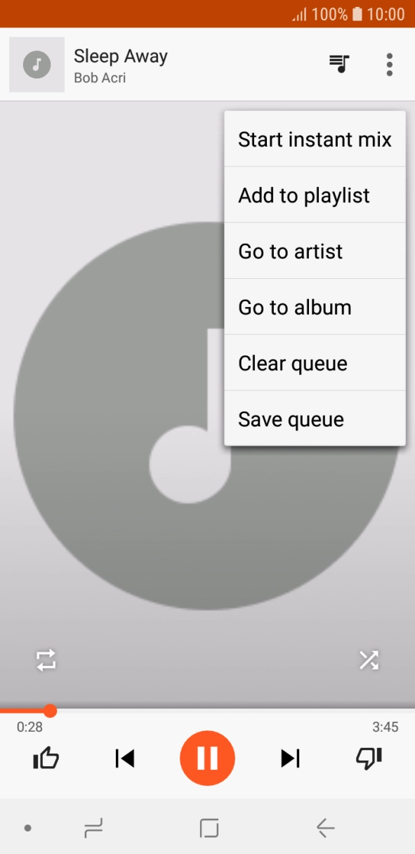 Press Add to playlist.