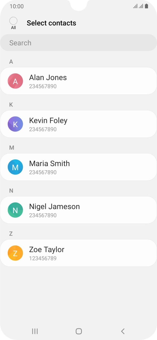 Press the field above 'All'.