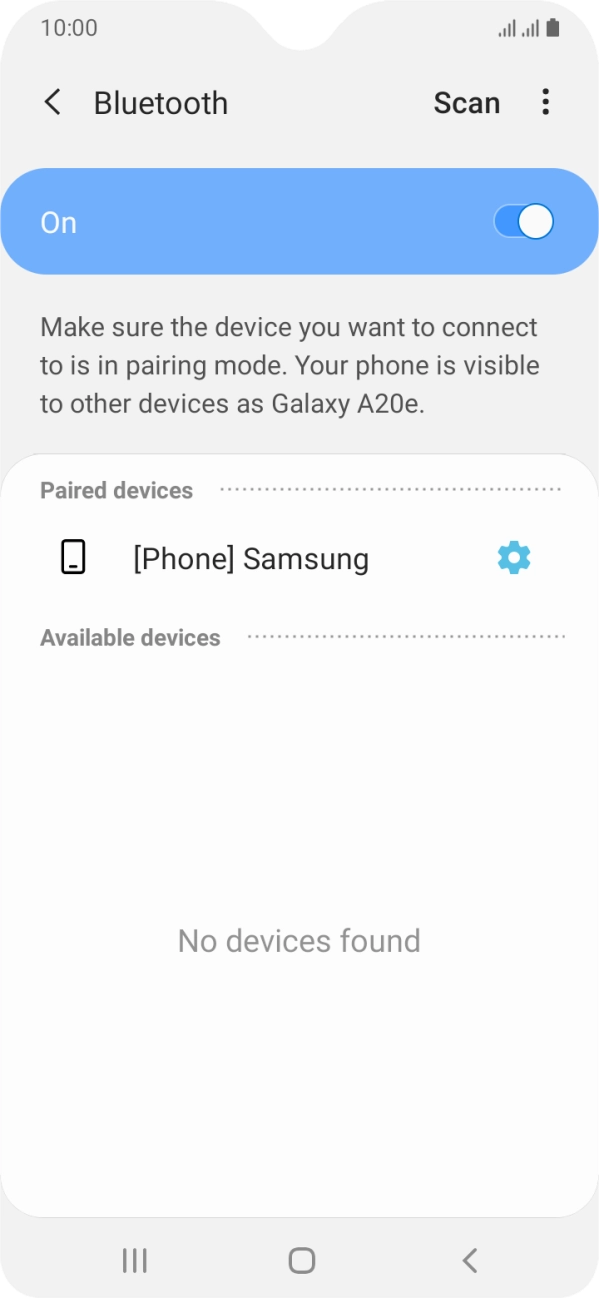 Press the Home key to return to the home screen.