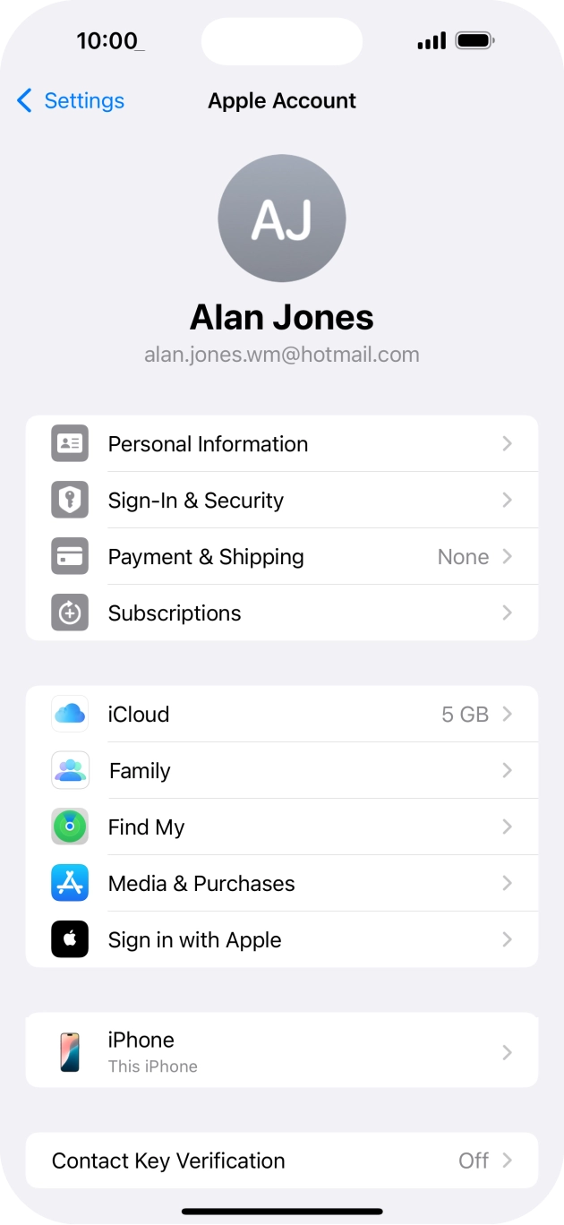 Press Find My. Press Find My.
