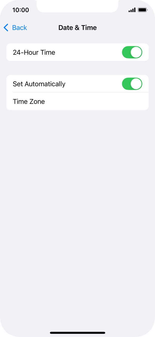 Slide your finger upwards starting from the bottom of the screen to return to the home screen.