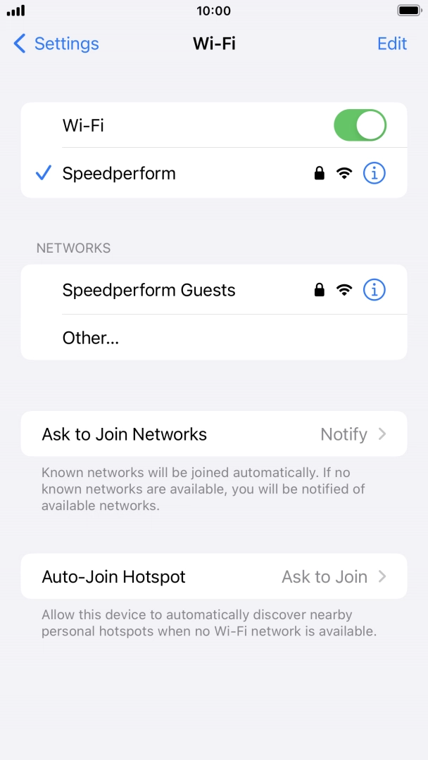 Press the Home key to return to the home screen.