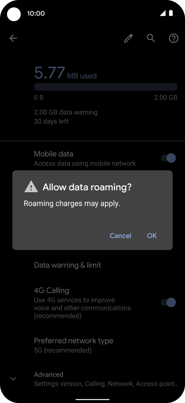 If you turn on the function, press OK. If you turn on the function, press OK.