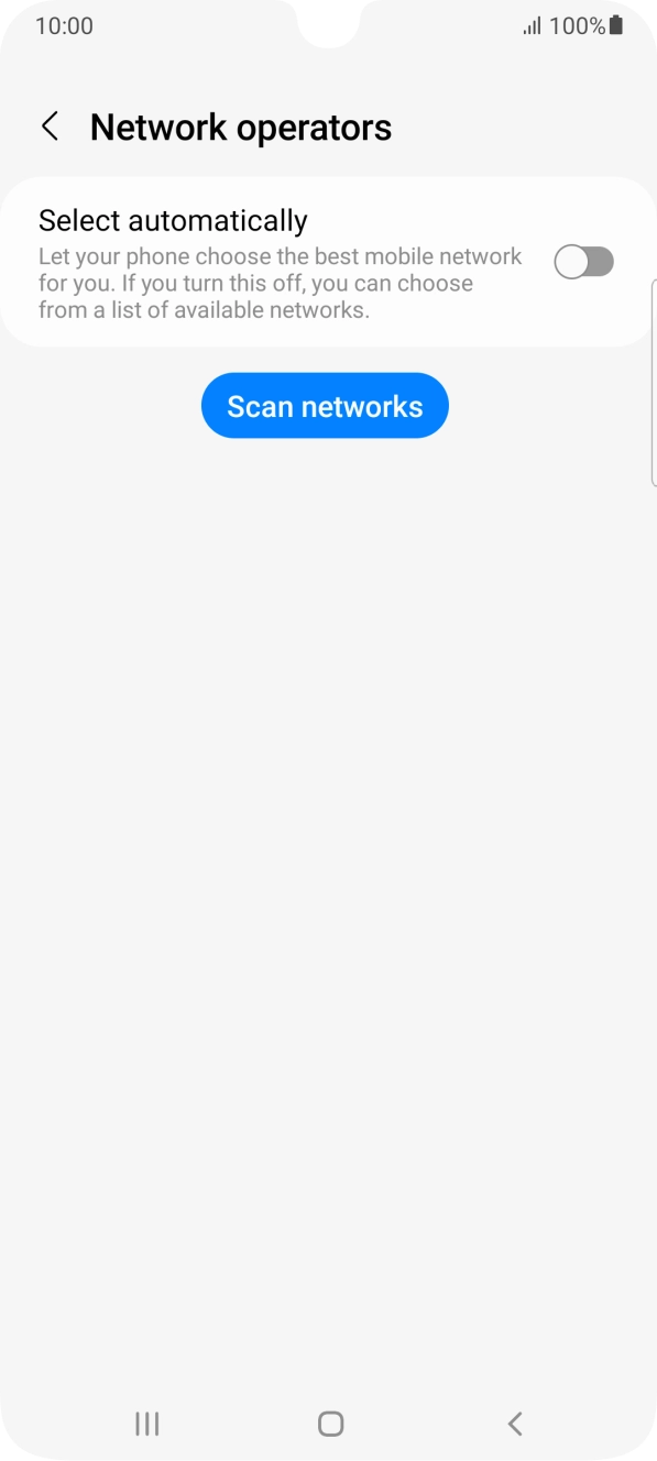Press the indicator next to 'Select automatically' to turn on the function. Press the indicator next to 'Select automatically' to turn on the function.