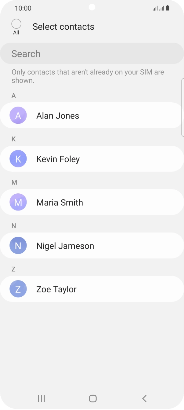 Press the field above 'All'.