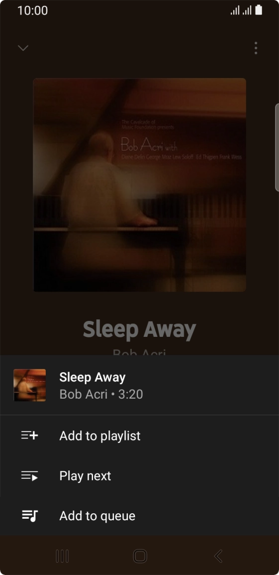 Press Add to playlist.