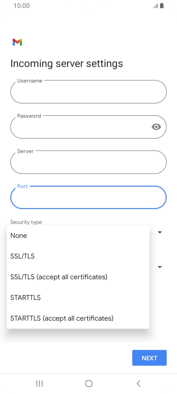 Press None. Press None.