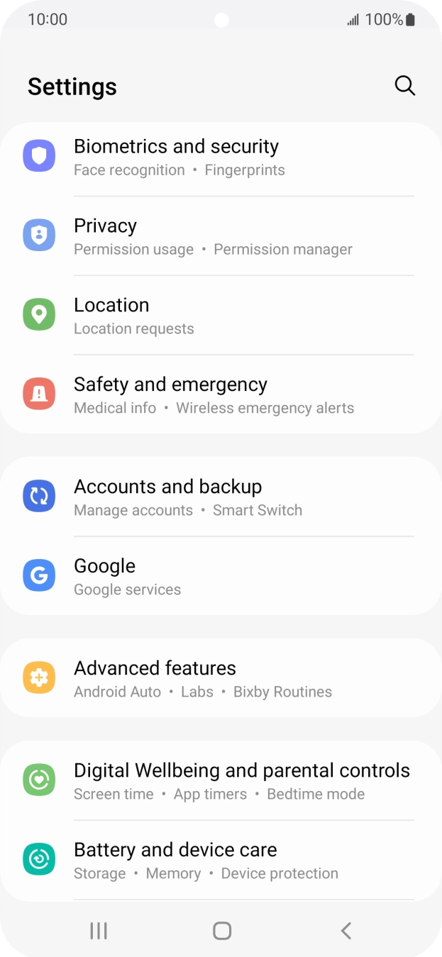 Press Accounts and backup.