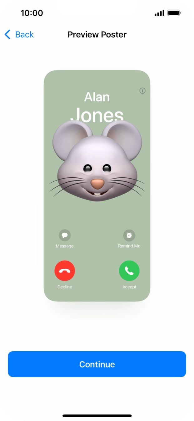 Press Continue. Press Continue.