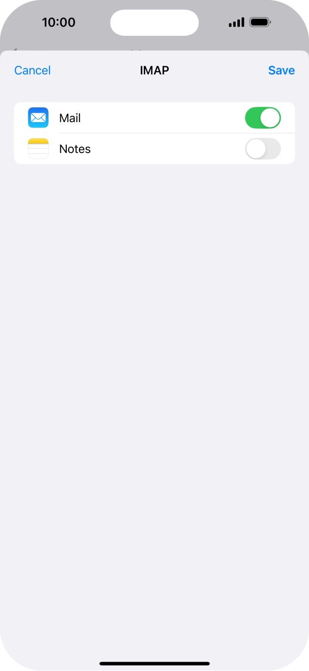 Press Save. Your email account has now been set up. To select more settings for incoming and outgoing server, proceed with the following steps. Press Save. Your email account has now been set up. To select more settings for incoming and outgoing server, proceed with the following steps.