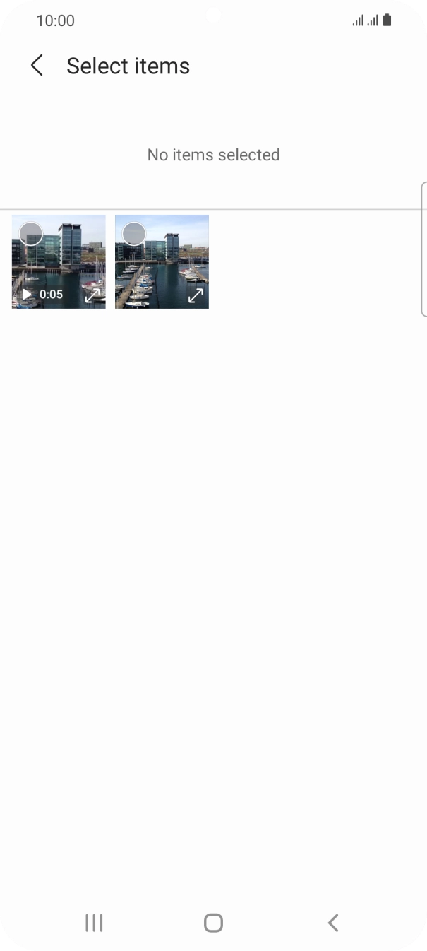 Press the required picture.