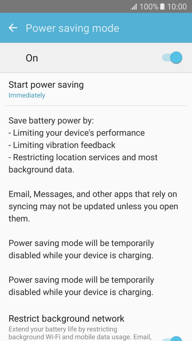 Press the Home key to return to the home screen.