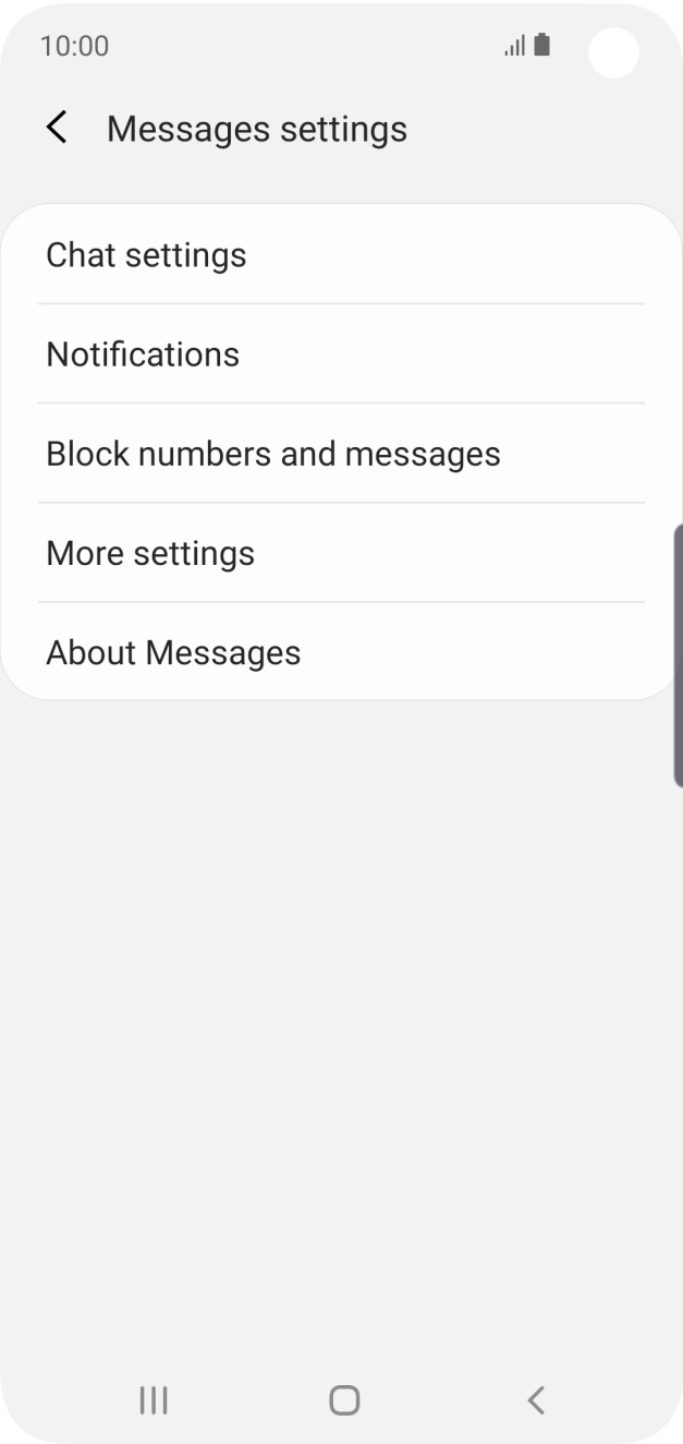 Press More settings. Press More settings.