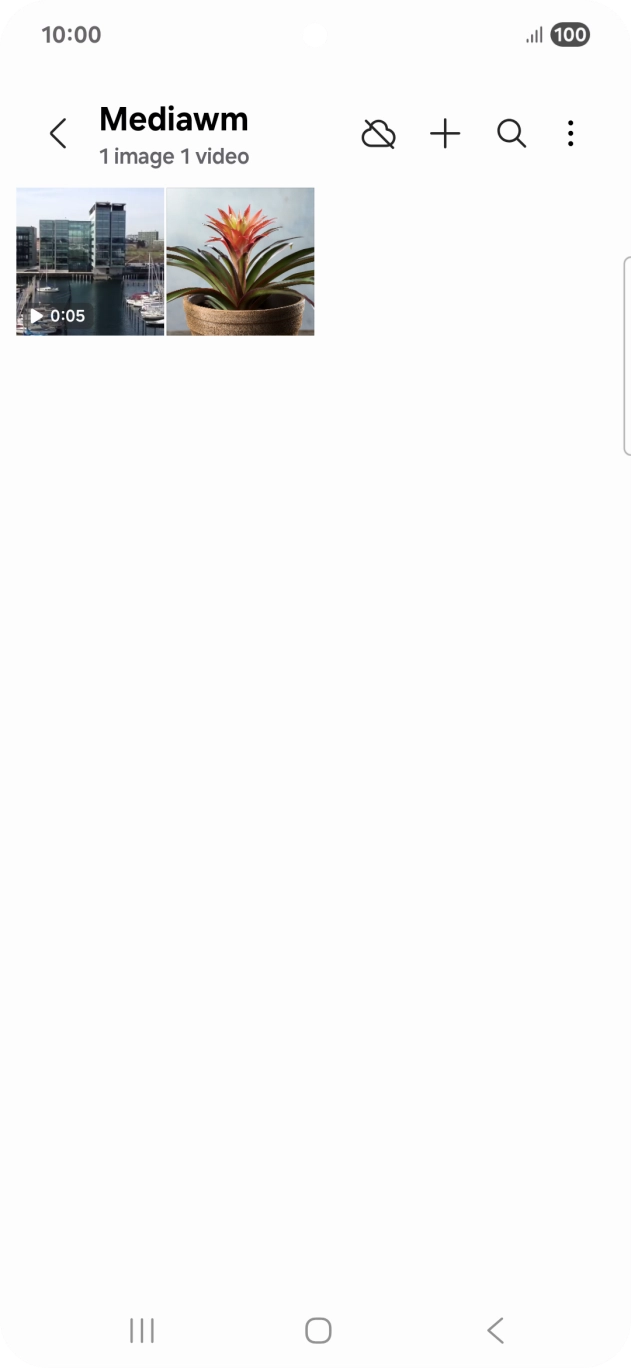 Press the Home key to return to the home screen.