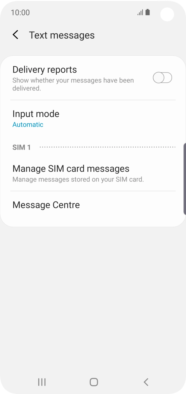 Press Message Centre. Press Message Centre.