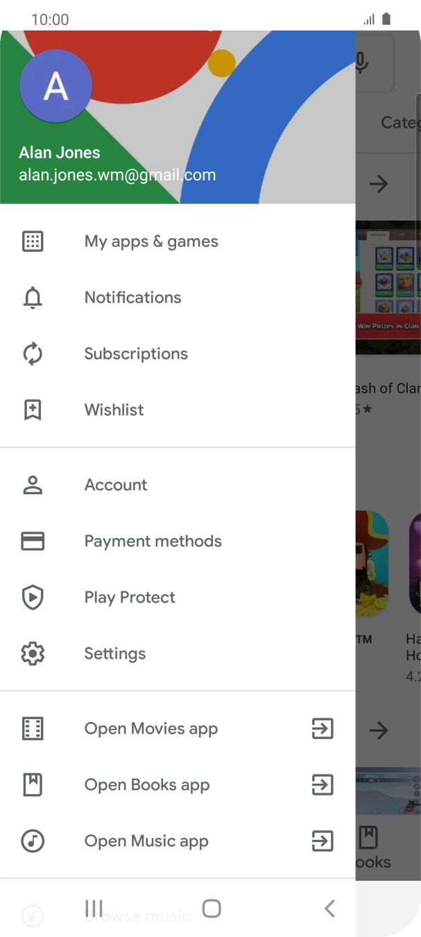 Press Settings. Press Settings.