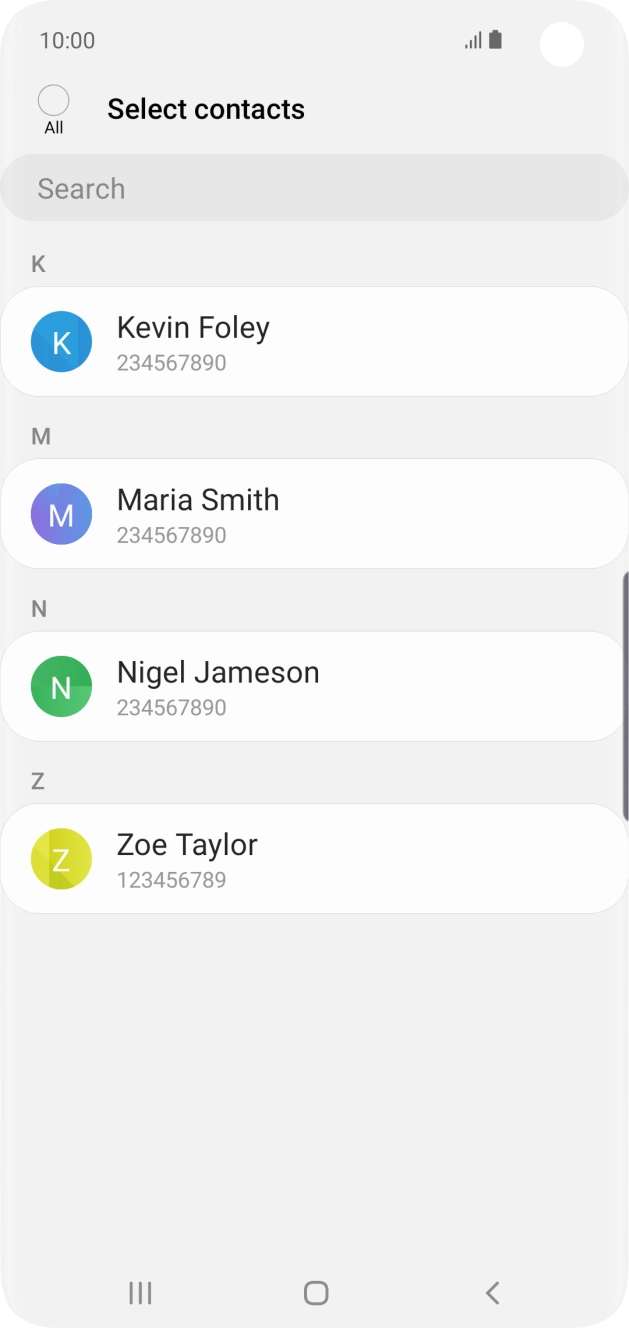 Press the field above 'All'.