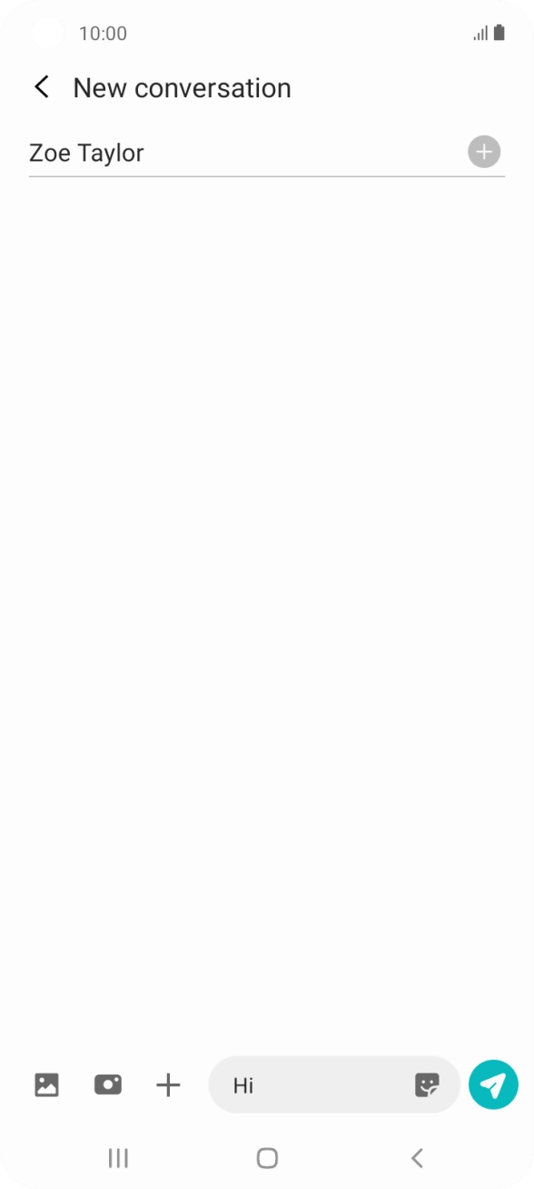 Press the attach picture icon.