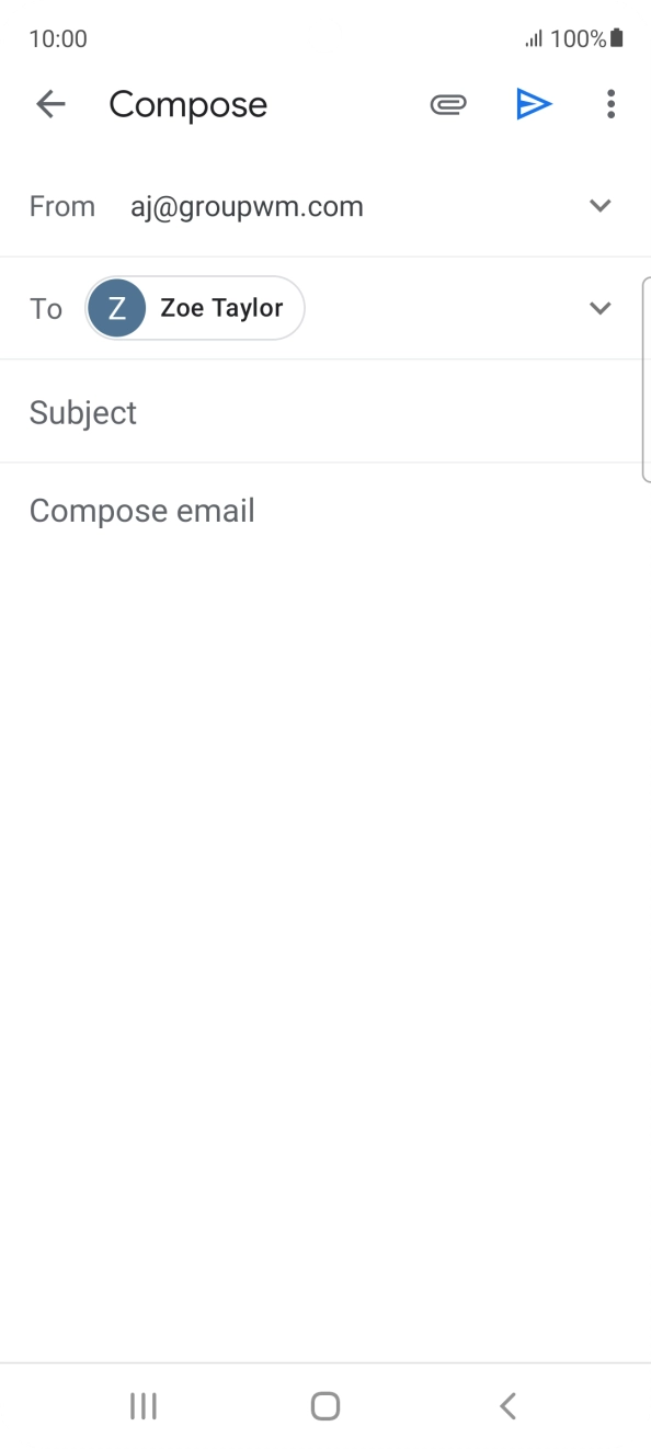 Press Subject and key in the required subject.