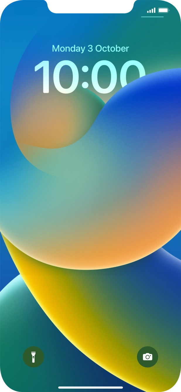 Press and hold anywhere on the lock screen. Press and hold anywhere on the lock screen.