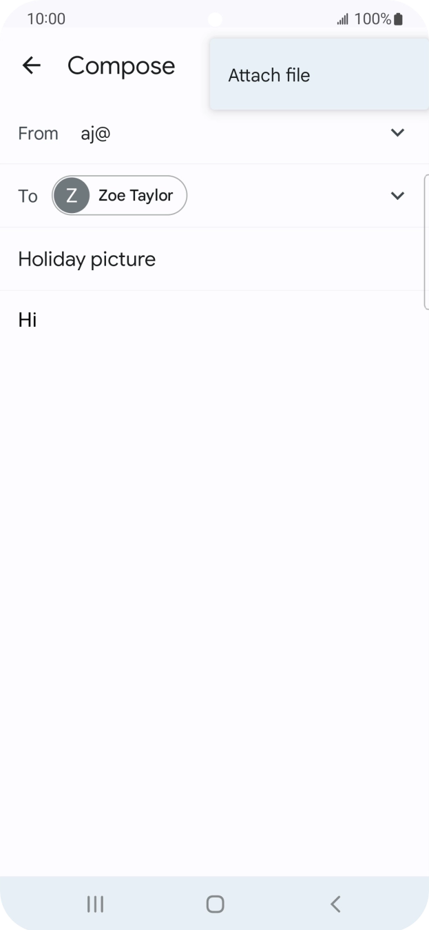 Press Attach file and go to the required folder. Press Attach file and go to the required folder.
