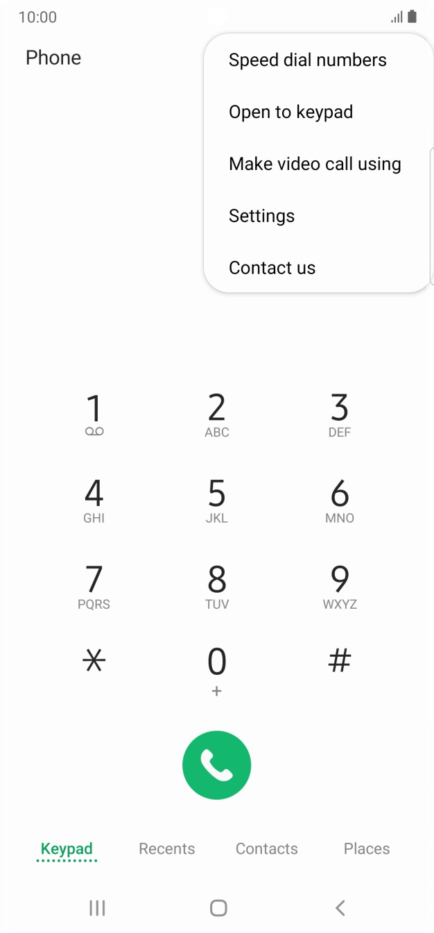 Press Settings. Press Settings.