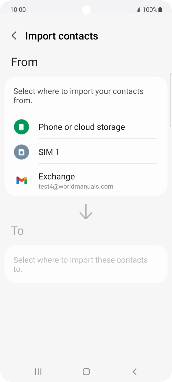 Press the name of the SIM.