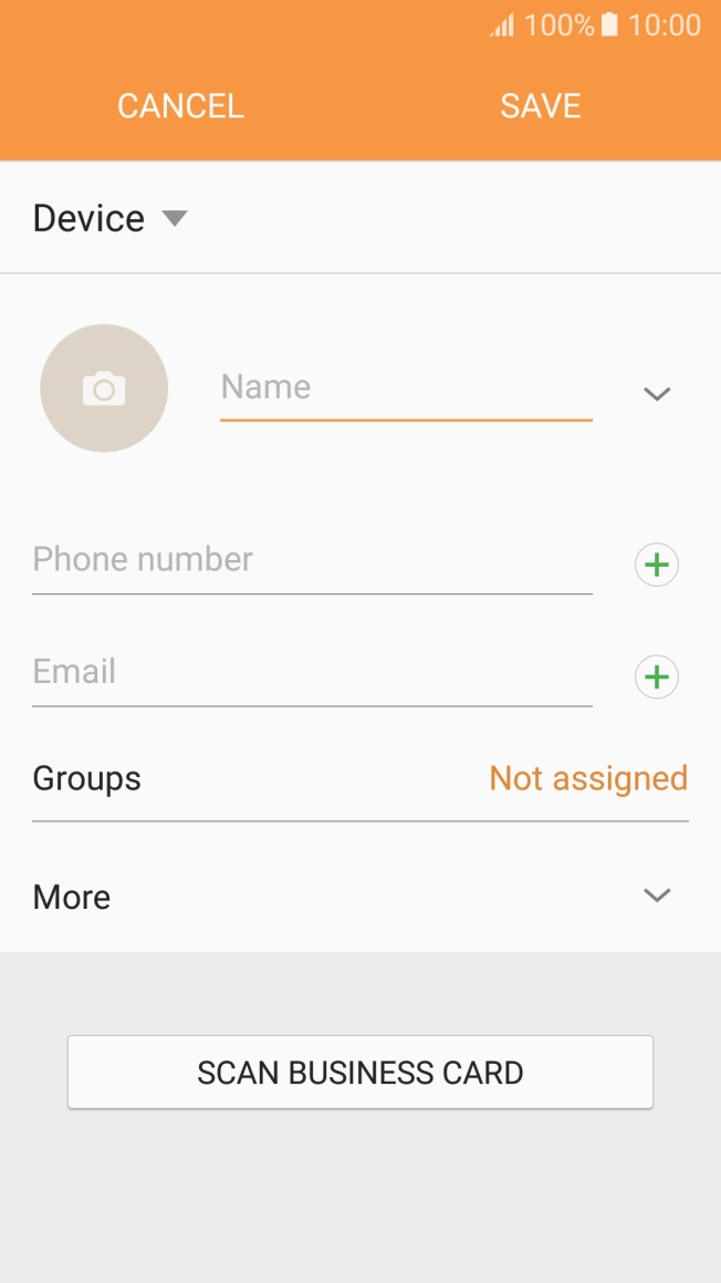 Press the address book drop down list.