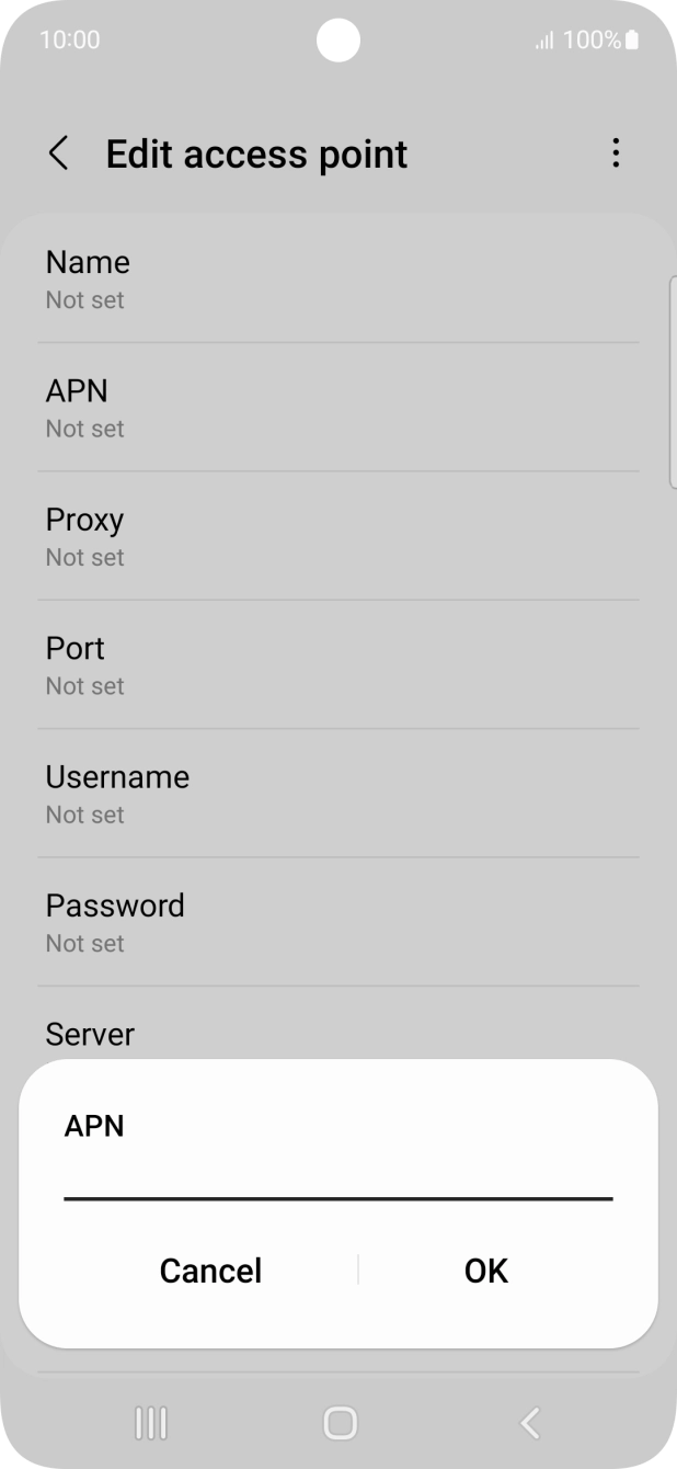 Key in wap.o2.co.uk and press OK. Key in wap.o2.co.uk and press OK.