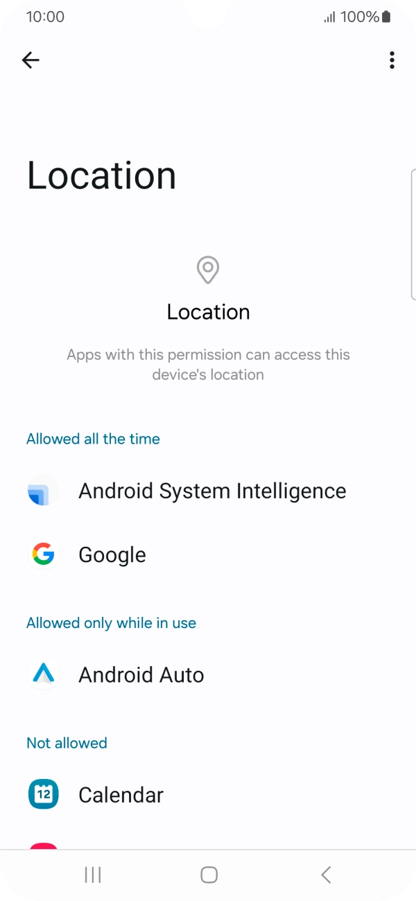 Press the required app.