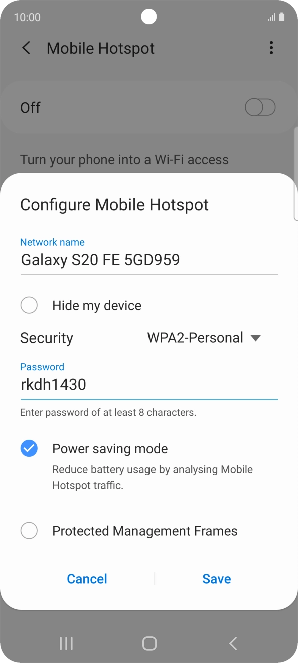 Press Save. Press Save.