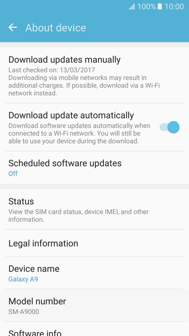Press Download updates manually. If a new software version is available, it's displayed. Follow the instructions on the screen to update the phone software.
