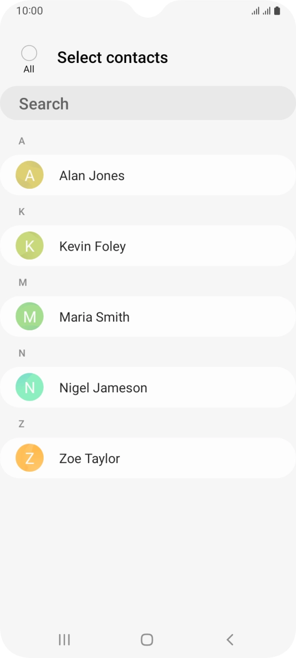 Press the field above 'All'.