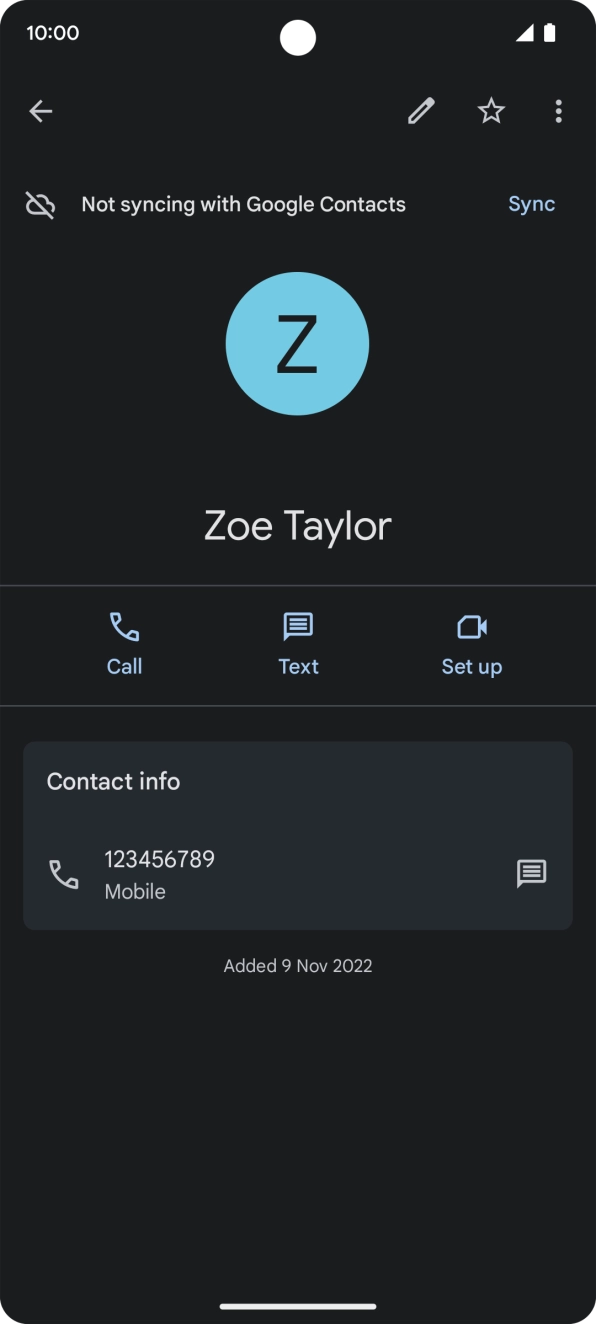 Slide your finger upwards starting from the bottom of the screen to return to the home screen.