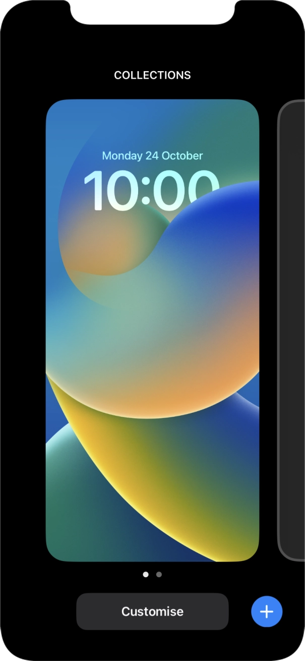 Press the add icon. Press the add icon.