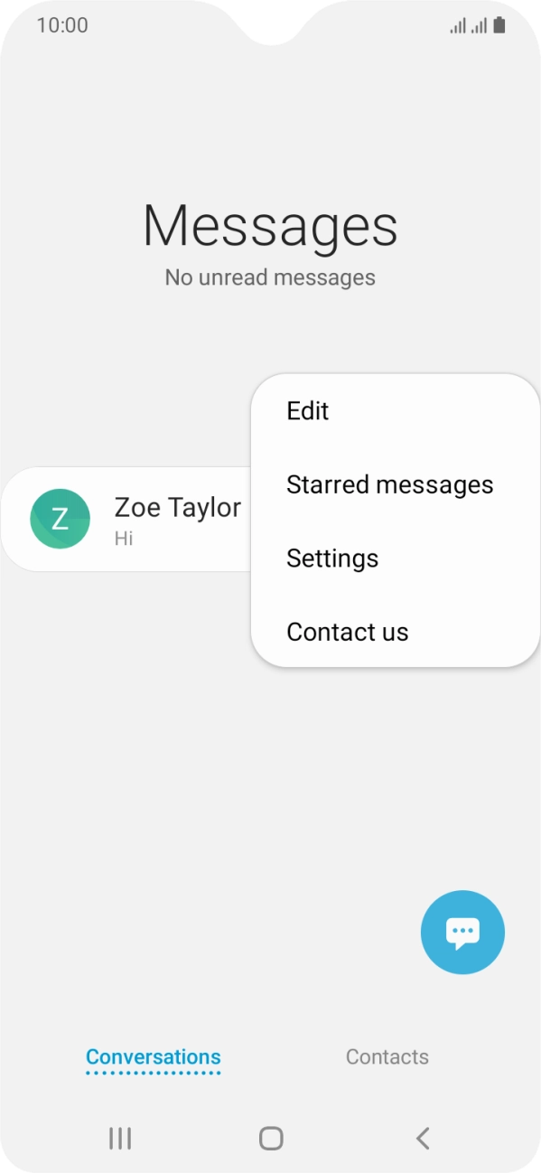 Press Settings. Press Settings.