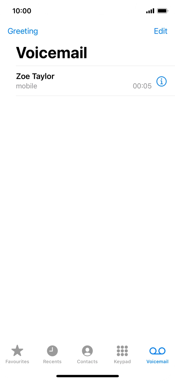 Press the required message. Press the required message.