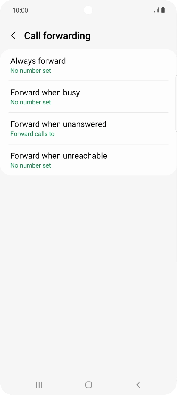 Press the Home key to return to the home screen.
