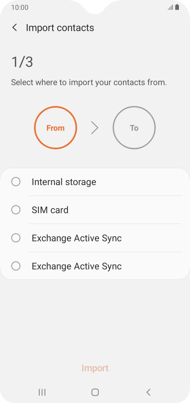 Press the name of the SIM.