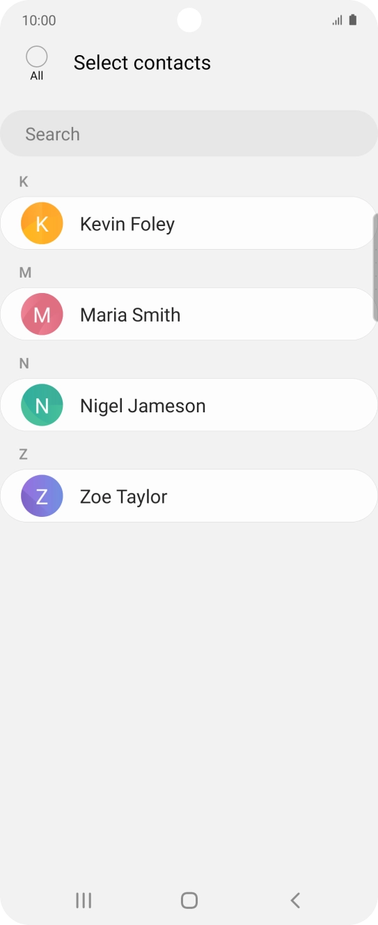 Press the field above 'All'.