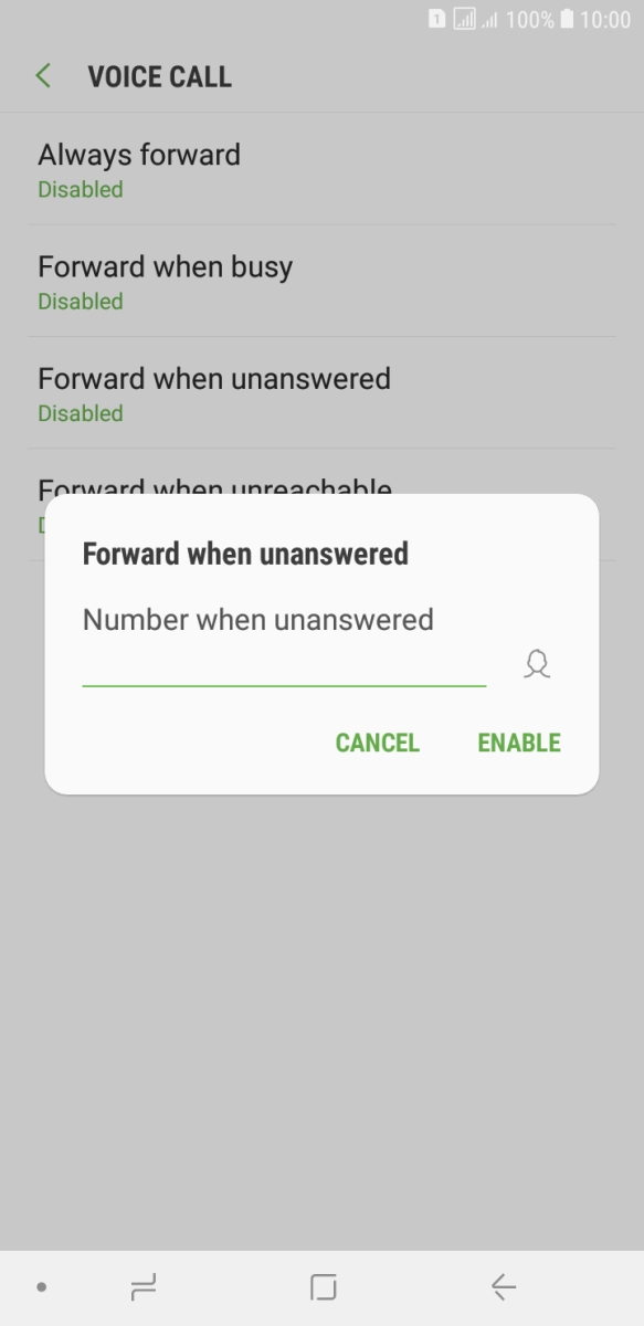Key in 901 and press ENABLE.