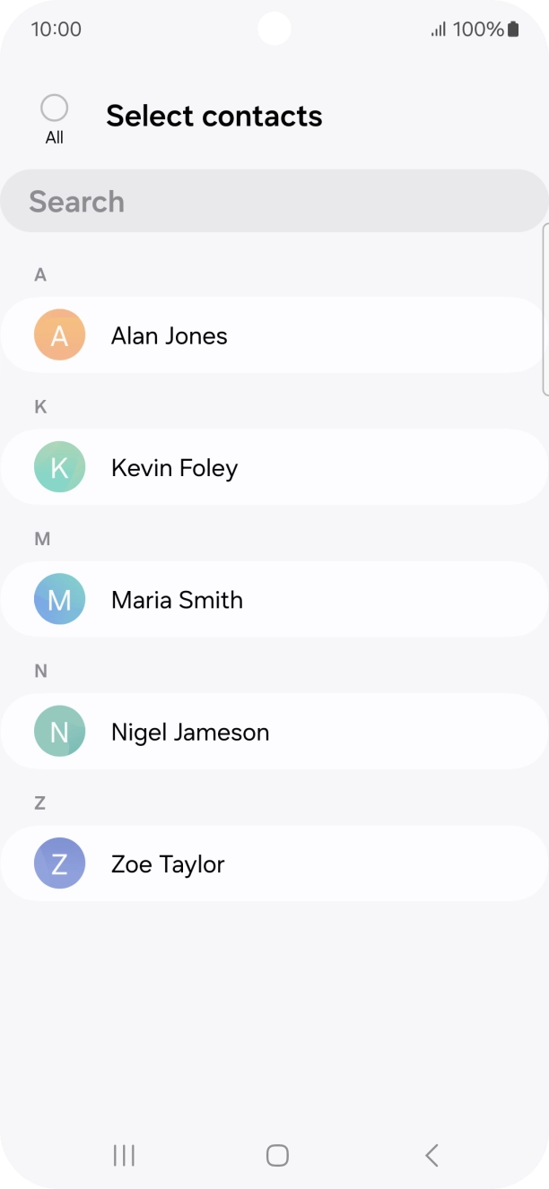Press the field above 'All'.