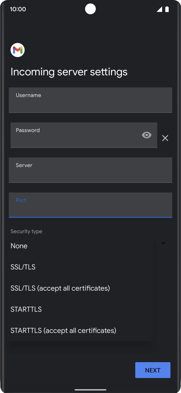 Press None. Press None.