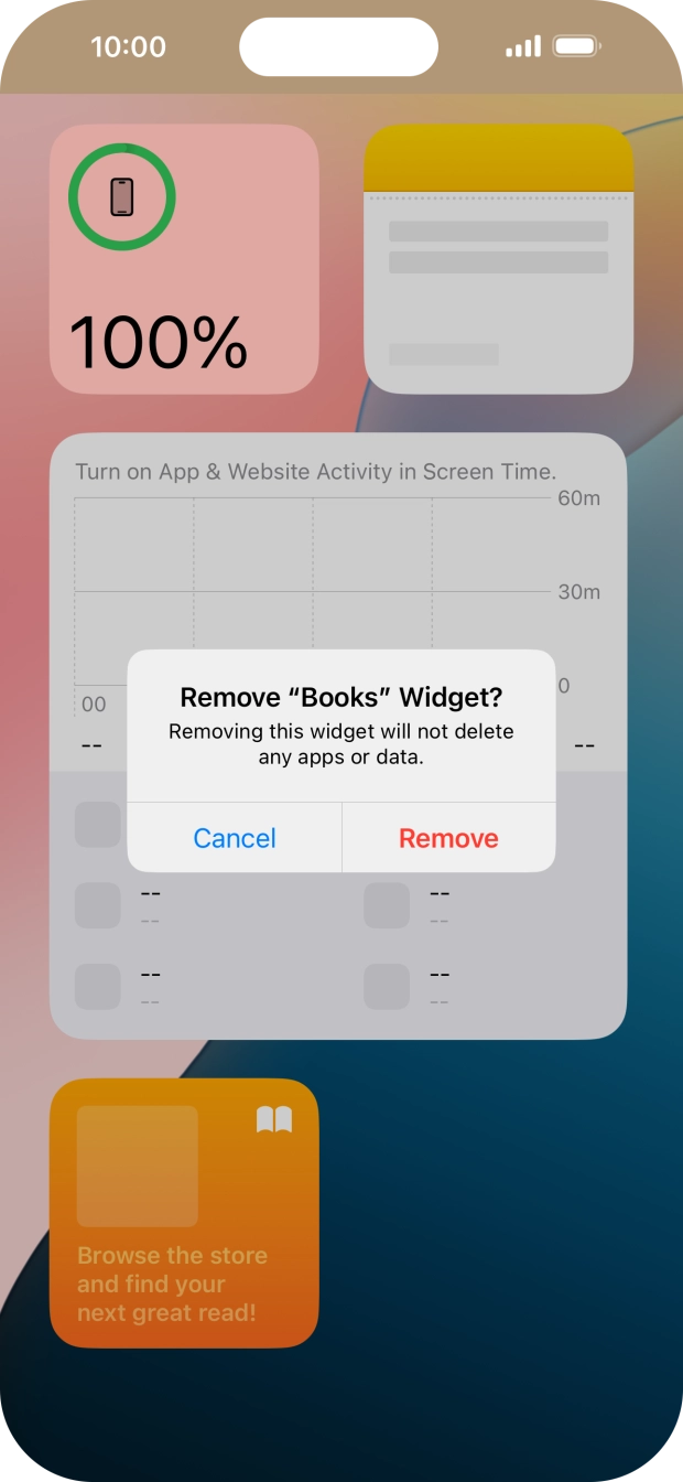 Press Remove. Press Remove.