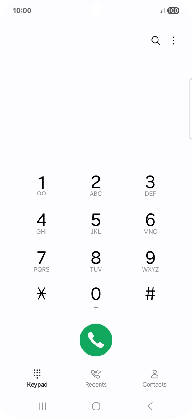 Press the menu icon. Press the menu icon.