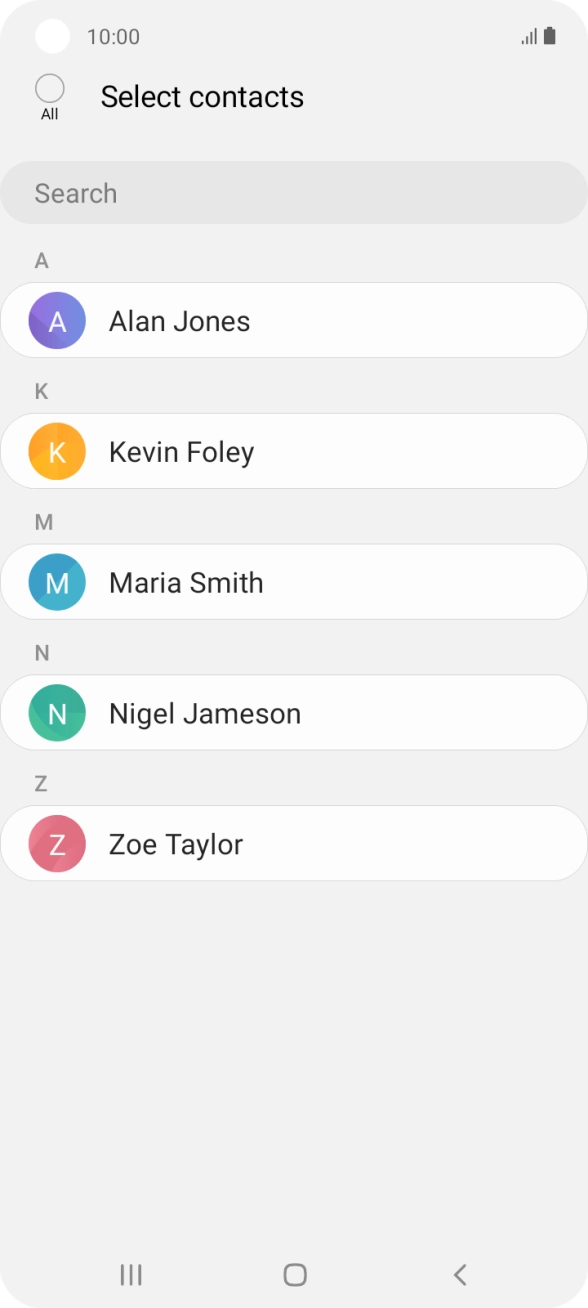 Press the field above 'All'.