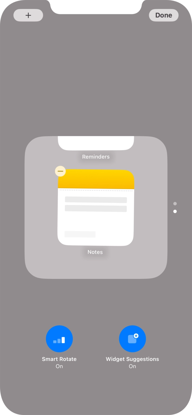 Press Smart Rotate to turn the function on or off.