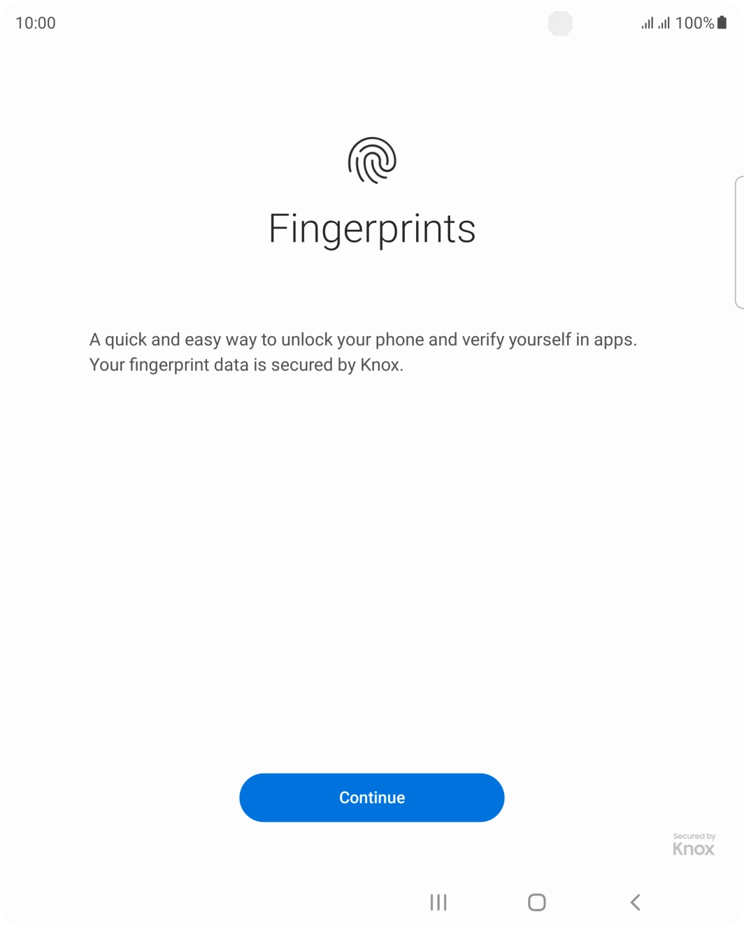 Press Continue. Press Continue.