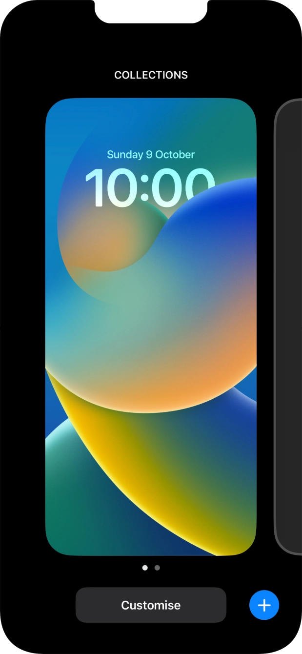 Press the add icon. Press the add icon.